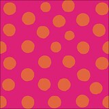 thumbnail of 20 Servietten Papier 33x33cm 3-lagig - hochwertige Einweg Papierservietten orange Punkte Tischdeko Party Geburtstag Feier Kinderfest