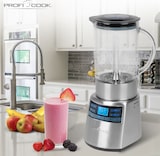 thumbnail of Proficook UM 1006 Frullatore, Vaso di Vetro da 1,8 litri, 5 Velocità+TURBO, Funzione Tritaghiaccio, 1200W, Argento