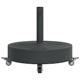 thumbnail of vidaXL Parasolvoet met wielen voor stok van Ø38 / 48 mm 27 kg rond