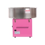 thumbnail of Romux® Machine à Barbe à Papa Rose avec Cuve de 52 cm | Machine Professionnelle en Acier Inoxydable pour événements et les fêtes - 1200 W et 220 V