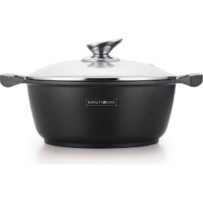 Faitout en fonte 30 cm Noir  RLBS30M usage non-intensif Royalty Line