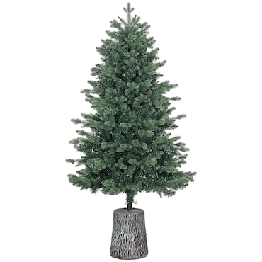 HOMCOM Albero di Natale Artificiale 150cm con 994 Rami e Base Resina