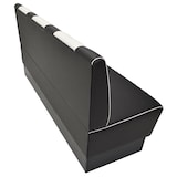 thumbnail of Gastro Sitzbank Americano Retro | Dinerbank Schwarz & Weiß | 180 cm breit | Amerikanische Sitzbank