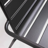 thumbnail of Banc de terrasse en métal anthracite - Oviala