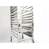 thumbnail of METRO Professional Chariot à étagères 2 en 1 GN 1/1 et plaque à pâtisserie GSC101821, acier inoxydable, 46.3 x 60.5 x 175 cm, argenté