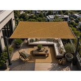 thumbnail of Toldo vela coco natural reforzado 4x3 m 60% ocultación para jardín terraza pérgola