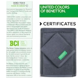 thumbnail of Benetton - Conjunto de 3 Toalhas de Banho (30x50 + 50x90 + 70x140cm) 450GSM 100% Algodão Cinza Escuro