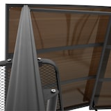 thumbnail of tectake Chiosco per grigliate Asado 2,4x1,5x2,34m - grigio - 404881