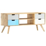 thumbnail of Helloshop26 - Meuble TV multimédia étagère télévision buffet téléviseur salle à manger salon chambre 110 x 35 x 48 cm bois de 02_0025766