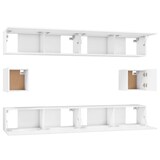 thumbnail of Helloshop26 - 6-teiliges Möbelset bestehend aus Kleiderschrank Sideboard TV-Schrank und Fernseher für Wohnzimmer Schlafzimmer 02_0025010