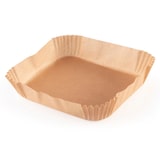 thumbnail of Rachs KOCHWERK Backpapier Schalen für Heißluft-Fritteusen 100er-Set 20x20x4,5cm braun