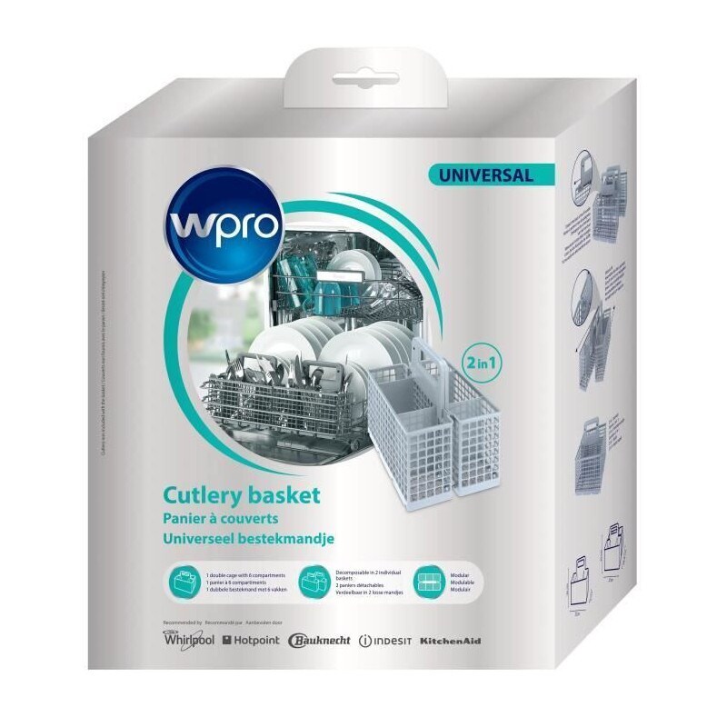 Wpro Dwb304 Panier A Couverts Pour Lave Vaisselle