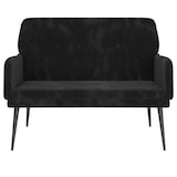 thumbnail of Helloshop26 - Bank/Sitzbank 108 x 79 x 79 cm schwarzer Samt 02_0010485