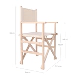 thumbnail of WellHome - Sillón director fabricada en madera de haya-acabado sin barniz 51,5x46x86 cm