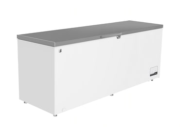 METRO PROFESSIONAL Diepvriezer GHF2700S, 188 x 73.5 x 94.5 cm, 700 L, 125 W, wit/grijs