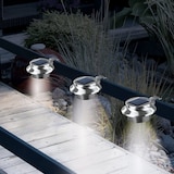 thumbnail of EASYmaxx Solar Dachrinnenleuchten in Edelstahl, 3er-Set