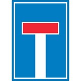 thumbnail of Sackgasse Aufkleber A8 (52x74mm)