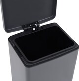 thumbnail of vidaXL Mülleimer mit Pedal Anti-Fingerabdruck 30 L Grau Edelstahl