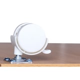 thumbnail of Moderner Büro Rollcontainer in Buche, 60 cm, mit 3 Schubladen, elegante Aluminiumgriffe, praktische Rollen für leichte Beweglichkeit | Kadima Design