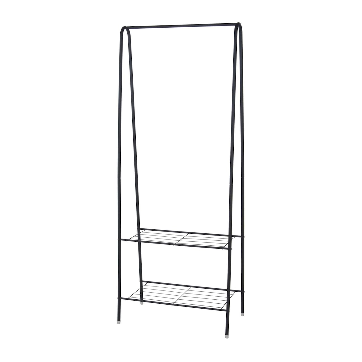 WellHome - Cabide em metal com 2 prateleiras 152cm