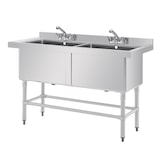 thumbnail of Vogue tiefer Spültisch Doppelbecken 141cm lang