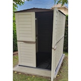 thumbnail of Abri de Jardin Extérieur 5500L Beige - Cabanon de jardin en Polypropylène 151x208x200 - Rangement Outils, Vélos, ARTPLAST