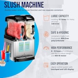 thumbnail of Royal Catering - Slushmachine - 2 x 8 liter - ijsfunctie