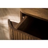 thumbnail of KAWOLA Nachttisch HEVE hängend abgerundet Mangoholz massiv natur 1 Schublade