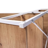 thumbnail of Mesa para computador / Secretária Easy Up3 incl. estante branco/carvalho hjh LIVING