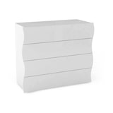 thumbnail of Dmora Cassettiera Mattia, Settimanale 4 cassetti, Comò per camera da letto, 100% Made in Italy, cm 98x40h82, Bianco lucido