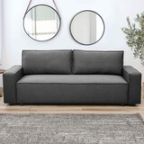 thumbnail of Canapé convertible en tissu 3 places gris