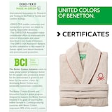 thumbnail of Benetton - Bademantel L/XL 100% Baumwolle 360GSM in Beige und Rot - Rainbow Be
