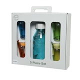 thumbnail of Gläser-Set bunt 5tlg. Getränke Karaffe Trinkgläser Wassergläser