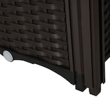 thumbnail of Conjunto de 2 macetas cuadradas jardinera para flores y vegetales con agujeros de drenaje y patas altas 40x40x26/44cm