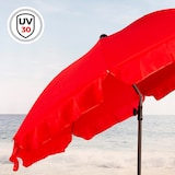 thumbnail of Aktive Sombrilla playa 8 varillas 200 cm roja