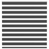 thumbnail of vidaXL Doppelrollo Schwarz 140x100 cm Stoffbreite 135,9 cm Polyester