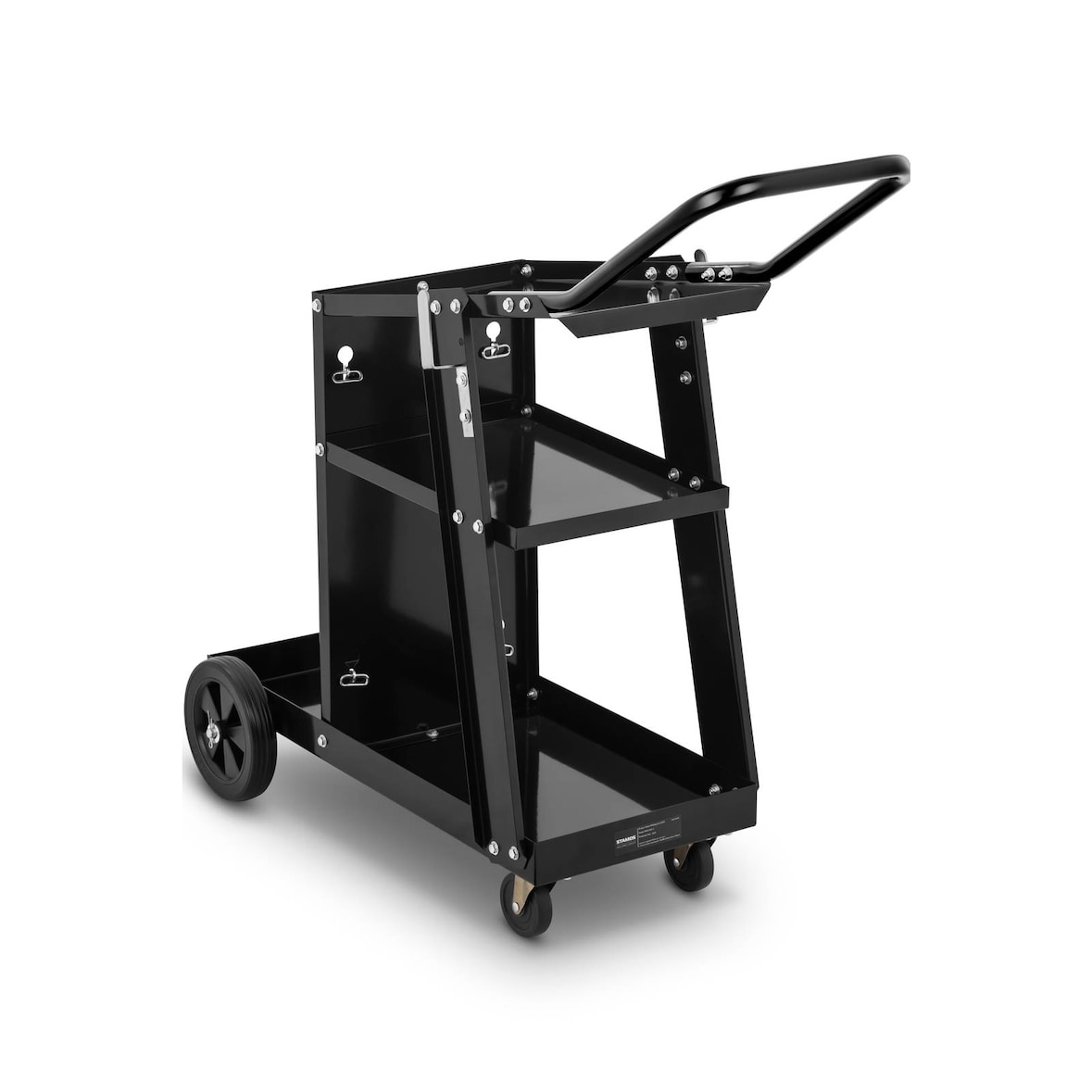 Stamos Welding Group Schweißwagen mit Griff - 3 Ablageflächen - 80 kg