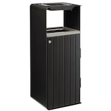 thumbnail of Rossignol - Corbeille 110L avec cendrier 1,5L ARTRI ALU - déchets gris