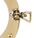 thumbnail of Maritimer Bullaugen-Spiegel aus massivem Messing Ø 29 cm rund glänzend poliert Wandspiegel im Schiffsdesign Deko für Badezimmer Flur oder maritime