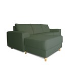 thumbnail of Nordic Sofa mit Chaiselong links gewendet grün.