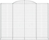 thumbnail of vidaXL Gabionen mit Hochbogen 15 Stk 300x50x220/240cm Verzinktes Eisen