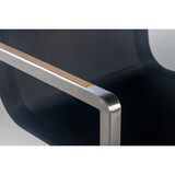 thumbnail of METRO Professional Sedia, acciaio inox / textilene / teak, 56 x 56 x 90 cm, con braccioli, impilabile, nera