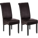 thumbnail of tectake Silla de comedor ergonómica - Juego de 2 marrón