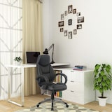 thumbnail of SIGMA Silla de oficina EC11, polipiel, altura del asiento regulable, reposacabezas, negro