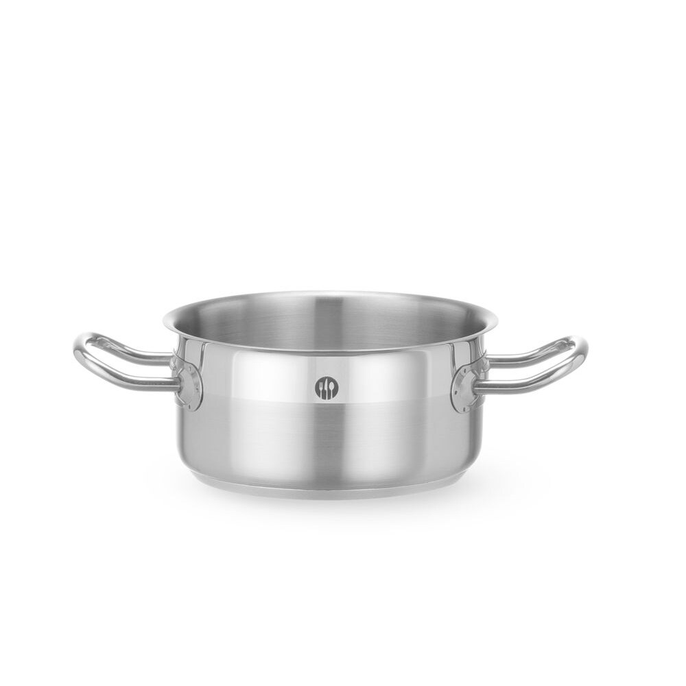 HENDI Kookpan laag - zonder deksel, Profi Line, 1,5L, ⌀160x(H)75mm