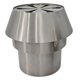 thumbnail of Kit pare-feu + chapeau cheminée inox (cbq-120) - Diamond