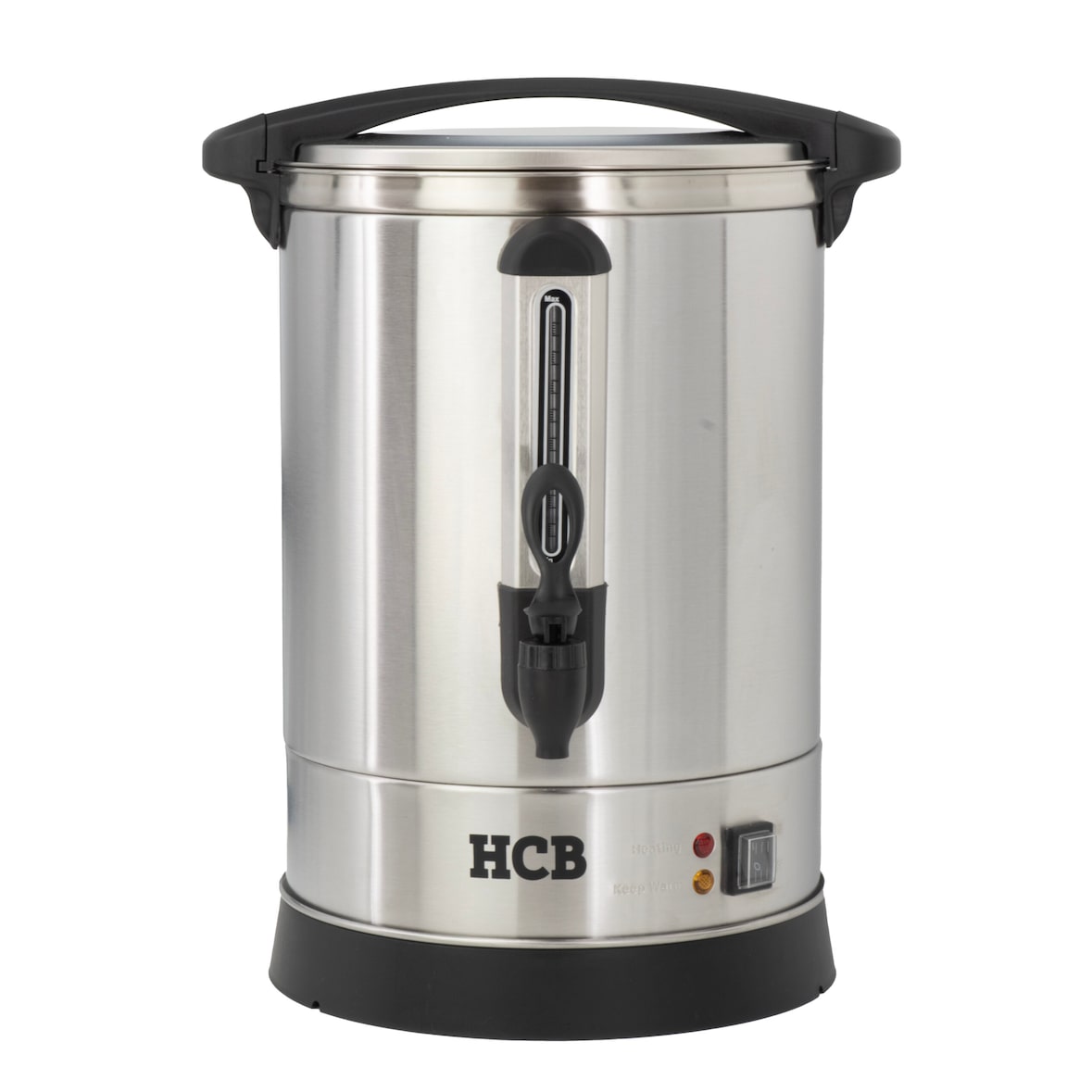 HCB Kaffeemaschine - 12 Liter - 80 Tassen - silber - 230V - Edelstahl