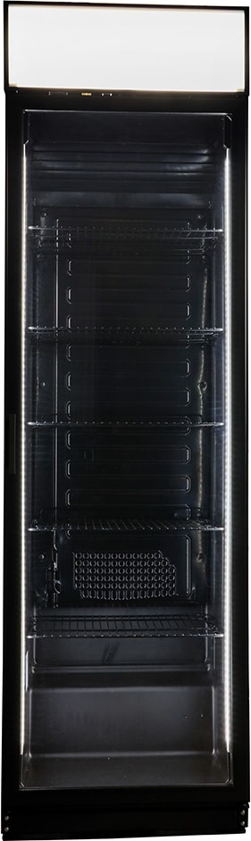 NORDCAP COOL-LINE Kühlschrank CD 400 D BLACK, 385 Liter, schwarz