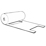 thumbnail of 400x Knotenbeutel 5 kg HDPE transparent 447 x 217 mm gerollt