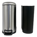 thumbnail of Mülleimer 40 Liter Metall Edelstahl matt mit Absenkautomatik